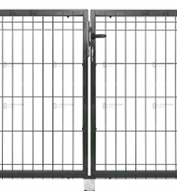 Nagykapu - kerítéspaneles - 100x400 - antracit