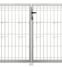 Nagykapu - kerítéspaneles - 100x400 - szürke