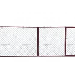 Nagykapu - kiskapus - mezőgazdasági - 600cm - barna