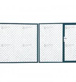 Nagykapu - kiskapus - mezőgazdasági - 400cm - zöld