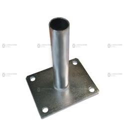 Rögzítőtalp - 38 mm-es csőoszlophoz
