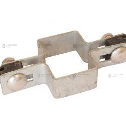 60x40mm oszlopra való folytonos bilincs - horganyzott
