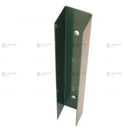 U-profil 30 cm magas - zöld